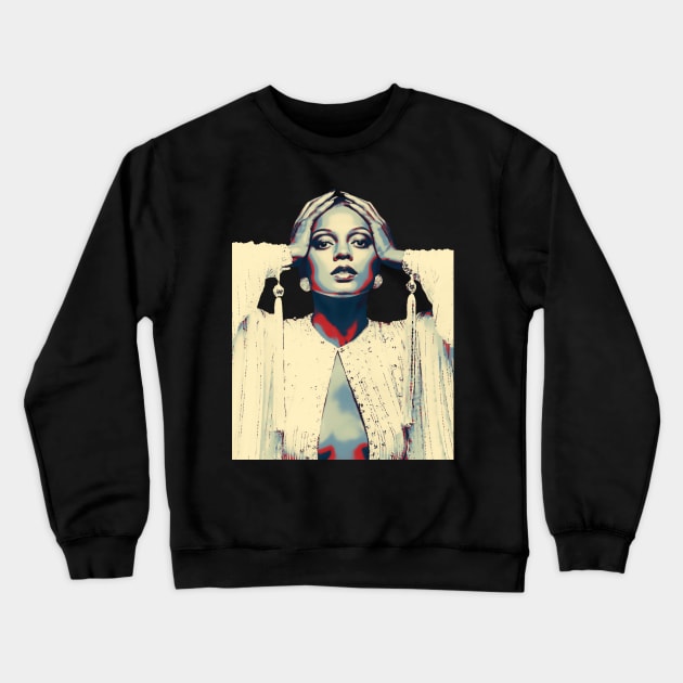 Retro girls diana ross Crewneck Sweatshirt by MasterMind_Designer